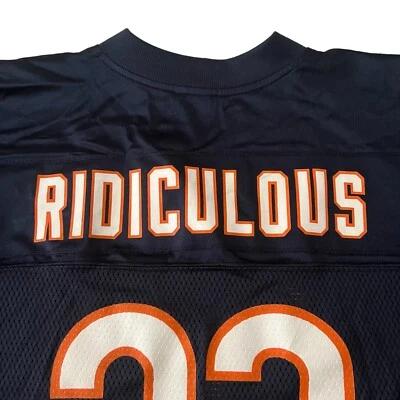 NFL Reebok Chicago Bears Ridiculous Devin Hester Jersey 23 Mens 54 XXXL Blue HOF - Image 1 of 4