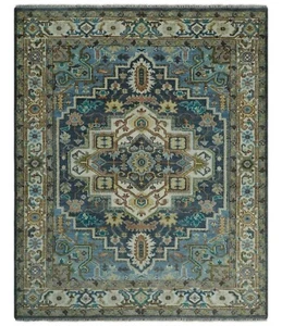 Hand Knotted, Antique 5x8, 6x9, 8x10, 9x12, 10x14, 12x15 Wool Area Rug  - Picture 1 of 41