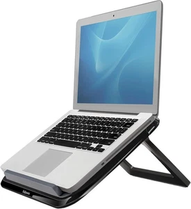 Fellowes I-Spire Series Przenośny stojak na laptopa z regulacją wysokości na biurko - czarny - Zdjęcie 1 z 9