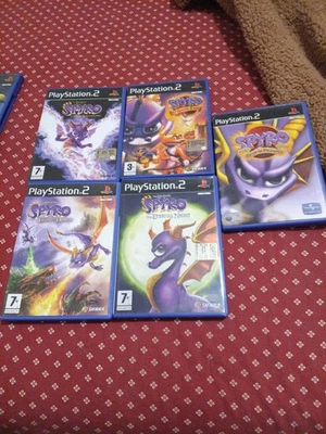 Set Lotto Bundle 5 Giochi Spyro PS2 PlayStation 2 - Immagine 1 di 3
