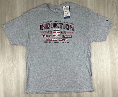 Champion Baseball Hall of Fame 2024 Induction T Shirt Mens XL NEW W/ TAGS Beltre - Image 1 of 4