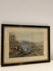 Antique Fox Hunt The Noble Tips Horse Hound Francis Calcroft Turner 1840s - Picture 1 of 14