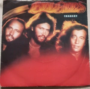 Tragedy The Bee Gees single record disc 7" 45 seventies Until RSO 1979 - Picture 1 of 3
