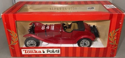 Tonka / Polistil #1665 Alfa Romeo Alfetta1750 Mille Miglia 1/16 Sc. Diecast -Red - Image 1 of 4