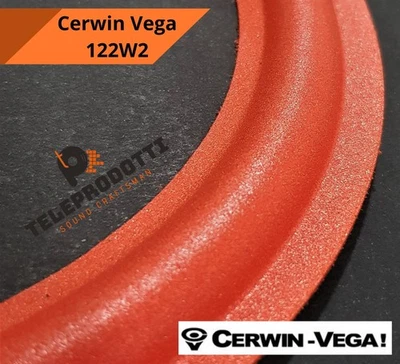 TELEPRODOTTI CERWIN VEGA 122W2 Sospensione di ricambio per woofer in foam rosso bordo 122 W2