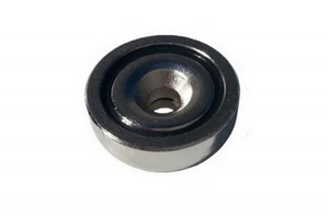 20x POWER MAGNETE PER PENTOLA AL NEODIMIO, 48x11,5 mm, CON FORO E ABBASSAMENTO 8,5 mm, N42 - Foto 1 di 1