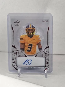 2024 Leaf Trinity -- Luther Burden -- Clear Auto - SSP /15 - Tigers - Picture 1 of 1