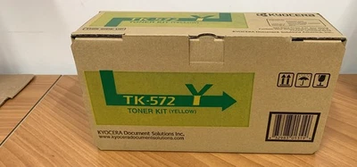 Cartucho de tóner amarillo genuino Kyocera TK572Y (TK-572Y), OEM Foto 1 de 2