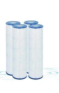 4 Pack Pool Filter Cartridges Compatible with Pentair 178656 C6900 FC1963 FC6484 - Picture 1 of 13