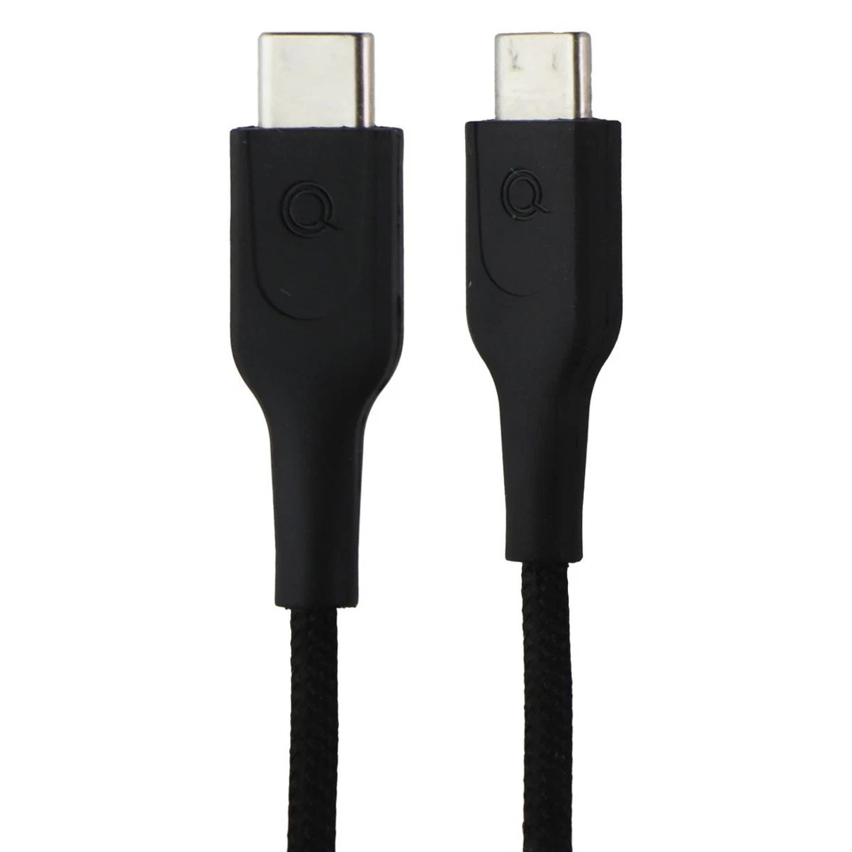 Quikcell 3Ft Braided USB-C to USB-C Cable - Black - Image 1 of 4