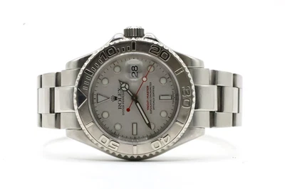 2002 Rolex Yacht-Master 16622 Men's 40mm Platinum Bezel Stainless Steel WI361 - Image 1 of 4