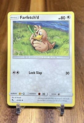 Farfetch'd 45/68 Non Holo Hidden Fates Pokemon Card NM - Image 1 of 2