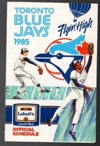 1985 Toronto Blue Jays Official Pocket Schedule Labatt's Blue Unmarked - Picture 1 of 3