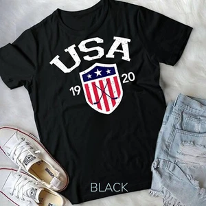 Vintage USA National Hockey T-shirt Unisex T-shirt - Picture 1 of 11
