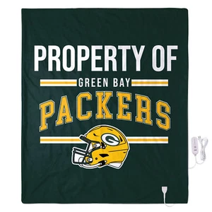FOCO NFL Green Bay Packers Exclusive Heated Throw Blanket, 50"x60" - Picture 1 of 5