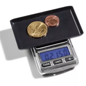 Libra Mini Escala Digital 0.01-100g DW5 Joyería Oro Plata Moneda Gramo Bolsillo NUEVO - Imagen 1 de 7