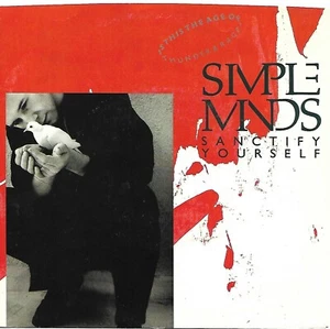 SIMPLE MINDS (Sanctify Yourself) A&M 2810 = MINT RECORD + NEAR MINT PS! - Picture 1 of 4