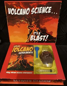 Explosive Volcano Science Experiments Lava 8+ w/ Activity Station Book & Kit * - Picture 1 of 3