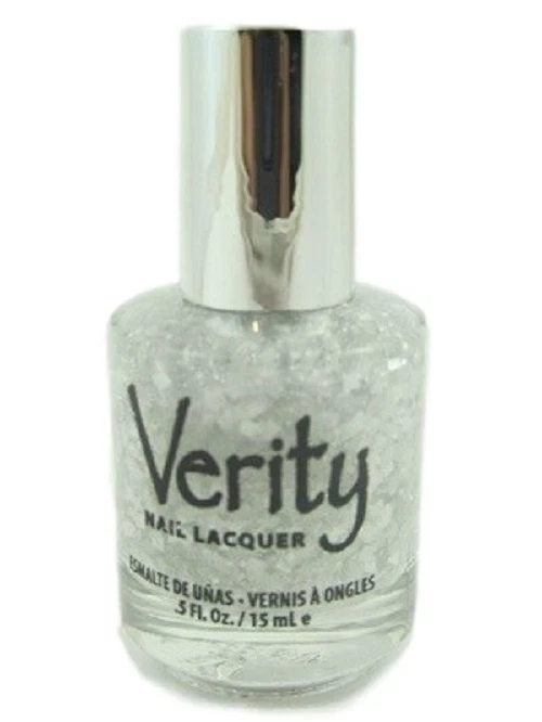 Verity SE Glitter Nail Lacquer/Top Coat, Square Crystals SE33 - Image 1 of 1