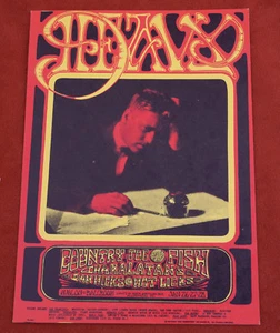 Heavy Country Joe & the Fish Bill Graham Family Dog Postcard (A4L) Avalon - Picture 1 of 6
