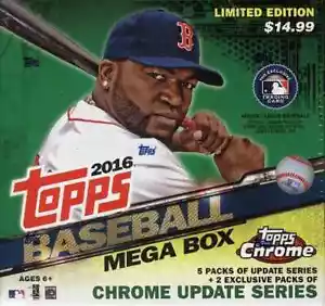 2016 Topps Chrome Update Series Baseball Mega Box Factory Sealed (Quantity) - Picture 1 of 1
