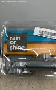 Rain or Shine Metal Flag Bracket Gray Finish - Picture 1 of 5