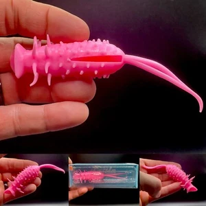 Señuelo HIDEUP Coike Popper Frog plástico suave Topwater #269 rosa importaciones japonesas - Imagen 1 de 13