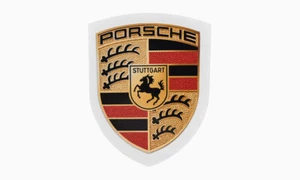 Original Porsche Emblem Wappen Logo Klebeschild Aufkleber Sticker 6,5 x 5cm - Bild 1 von 3
