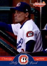2013 Chattanooga Lookouts Grandstand #22 Jody Reed Manager Baseball Card