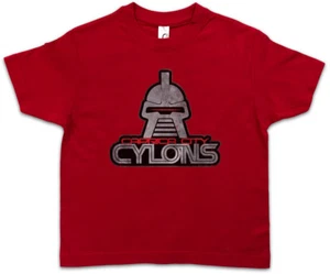 CAPRICA CITY CYLONS Kids Boys T-Shirt Battlestar TV Kampfstern Series Galactica - Picture 1 of 1