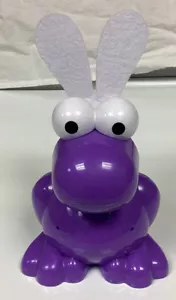 Ferrara Candy Company Easter Bunny 7.5” Plastic Candy Container Purple - Picture 1 of 8
