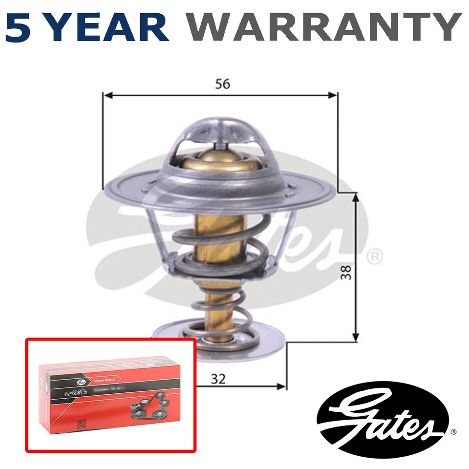 Puertas refrigerante del termostato se adapta a Fiat 128 1969-1984 127 1977-1986 Fiorino 1980-1998 Foto 1 de 1