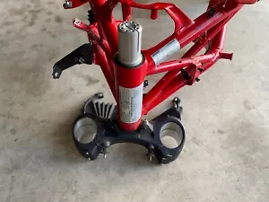 2012 Ducati Diavel Lower Triple Tree Steering Clamp OEM Stem Bottom 34220612B - Picture 1 of 2