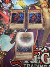 Yugioh! Red Ogre CSOC x3 Playset Super Rare Unlimited VLP/NM