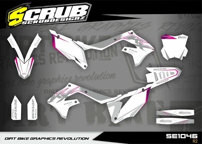 Graphics Kawasaki KX450 2019-2023 KX250 2021-2024 KXF Decals Stickers   - Image 1 of 4