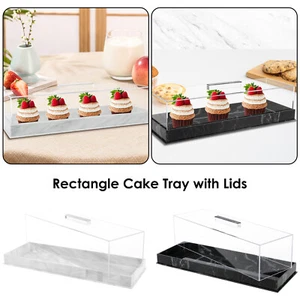Acrylic Bakery Pastry Display Case Stand Cabinet Cakes Donuts Cupcakes Pastries# - Picture 1 of 18