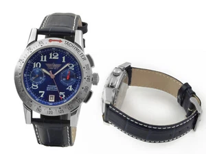 Poljot Chronograph 3133 Blue Classic DE - Picture 1 of 7