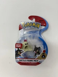 Pokemon Battle Figure Alolan Rattata & Sandygast Nintendo 2018 New - Picture 1 of 3