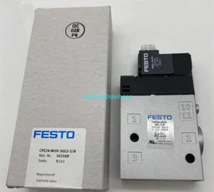 1PC New No box For FESTO Solenoid Valve CPE24-M1H-3GLS-3/8 163169 - Bild 1 von 2