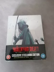 THE WALKING DEAD COMPLETE SERIES - SEASON 3 -THIRD BLU RAY STEELBOOK NEW/SEALED - Picture 1 of 2