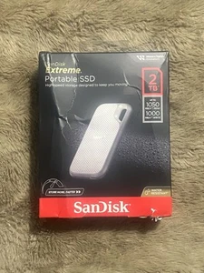 SANDISK EXTREME PORTABLE SSD 2TB Factory Sealed - Afbeelding 1 van 2