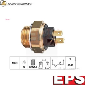 INTERRUPTOR DE TEMPERATURA VENTILADOR RADIADOR 1.850.034 RENAULT FUEGO 18/Variable 9 1.6L - Imagen 1 de 6