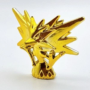 Pokemon Zapdos Metallic Min Figure Toy – Shiny Plastic – Rare Japan Limited - Picture 1 of 8