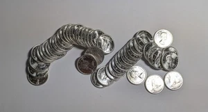 1961 Canadian Dime Roll - Brilliant Uncirculated - Beautiful Gems - Ships Free - Picture 1 of 5