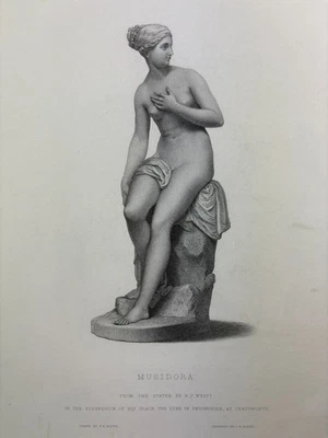 Baker J.H., Statue MUSIDORA, by R.J. Wyatt um 1820  - Bild 1 von 4