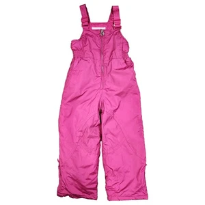 Zero Xposur Girls Pink Water Repellent Ski Bibs Overalls Medium 5/6 - Picture 1 of 2