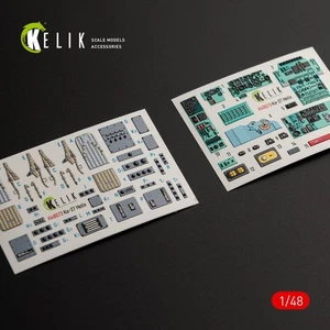 Decalcomanie 3D (per kit modellino elicottero Ka-27 Helix HobbyBoss) 1:48 KeliK K48073 - Foto 1 di 24