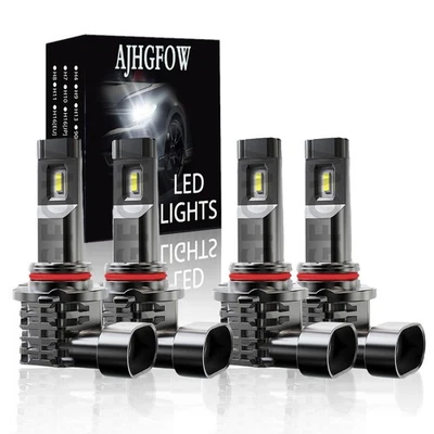 For Saturn SL Base Sedan 4-Door 1.9L 1991-2002 LED Headlight High Low Beam Bulbs - Image 1 of 4