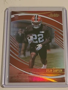2025 Absolute Spectrum Red #121 Dylan Sampson RC Rookie /199 Browns - Bild 1 von 2