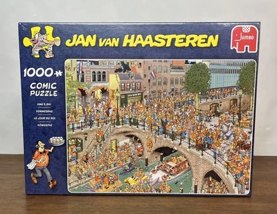 Jan van Haasteren King's Day 1000 Piece Puzzle NEW SEALED - Image 1 of 4